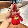 Nueva Serie Creativa de Lana Linda Cosas Buenas Suceden Buena Suerte A menudo Acompañada de Llavero de Peluche Adornos Colgantes para Bolso de Niña Lindo