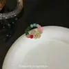 Anillo de Calabaza con Perlas Nuevo 2025 Anillo de Dedo Elegante de Gama Alta de Nicho para Mujer Anillo de Moda de Lujo Ligero Versátil