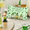 Nueva calle transfronteriza. Funda de almohada Patrick Serie Trébol Enano Sala de estar Sofá Decorativa Lino Funda de almohada lumbar