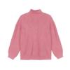 [En stock, camisa de base de color sólido de cuello medio alto para bebés y niños de Corea del Sur para niños y niñas, suéter de primavera y otoño, nuevo tejido]