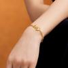 Colar de brocado estilo flor de ouro areia vietnamita terno feminino moda flor pulseira brincos ouro imitação de seda ouro