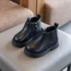 Botas Martin para Niños 2026 Otoño Nuevo Estilo Británico Suela Suave Botas Individuales Botas de Cuero Botas Cortas para Niñas Botas para Niños Botas para Bebés