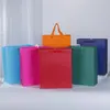 Bolsa para Llevar al por Mayor del Fabricante Bolsa de Papel Tipo Tote Bolsa de Empaque para Catering Bolsa de Papel de Regalo Logo Impreso Personalizado