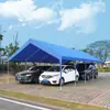 Toldo Sencillo Protección Solar Exterior Cobertizo para Estacionar Cobertizo Móvil para Coche Parasol Móvil Metabo