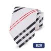 Corbata para Hombre Material Poliéster Corbata de Cuadros Escoceses Fabricante Stock Listo Venta al por Mayor