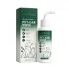 Solução de Limpeza de Ouvido para Pets Adequada para Cães e Gatos Glicerina Cloreto de Sódio Limpeza Diária do Canal Auditivo Suave