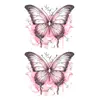 Adesivos de Tatuagem Coloridos de Borboleta para Venda por Atacado, à Prova d'Água e Duradouros, Adesivos Combinados de Borboleta Sonhadora em Aquarela para Peito, Cintura e Braços