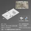 Lavabo integrado de cerámica lavamanos lavabo para la cara lavabo de baño doméstico Taichung lavabo único lavabo de pie encimera de baño