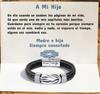 Pulseira de Couro de Aço Inoxidável Pulseira para Homens Lovemyson Pulseira Torcida Magnética de Aço Inoxidável Pulseira Pulseira