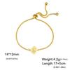 Pulsera de cadena de caja de conchas de playa de verano para mujer, pulsera de acero inoxidable de tendencia personalizada, joyería, regalo de cumpleaños, venta al por mayor