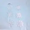 Floco de Neve Árvore de Natal Acrílico Cartão de Bolo Inserção Feliz Natal Plug-in de Bolo Rena Floco de Neve Decoração de Bolo de Festa