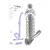 Serie Jiyu Tirantes de Lobo Anillo Vibrador Estimulante para Hombres y Mujeres Masajeador para Masturbación Copa de Entrenamiento para Aviones Productos Sexuales Sexy