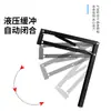 Herraje para Taburete Invisible para Cambiar Zapatos Amortiguador Montado en Pared Silla de Entrada Oculta Gabinete de Zapatos Marco de Soporte para Taburete para Ponerse Zapatos Accesorios para Taburete Plegable