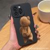 Funda divertida con diseño de oso para Apple 15PROMAX, iPhone 14, funda blanda bonita para iPhone 13/12Pro 11
