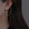 Pendientes huecos personalizados de gran oferta transfronteriza para mujer, estilo retro, sencillos, con diseño de viento frío, con forma de oreja, elegantes y delgados.