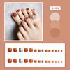 J241-280 usar uñas postizas para uñas de los pies chicas calientes espejo hielo a través de taladro de destello fino transfronterizo uñas postizas al por mayor