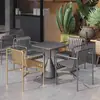 Mesas e Cadeiras Metálicas para Exterior, Simples Café Celebridade da Internet para Chá Gelado ao Ar Livre, Mesas e Cadeiras de Ferro Forjado para Pátio ao Ar Livre