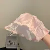 Bragas de encaje satinado moradas de taro francés para mujer, sexys, de cintura baja, con aro para la pierna, transpirables, de algodón puro, con entrepierna triangular.