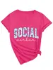 Assistente social Amazon eBay estação independente temperamento fashion camiseta feminina gola V manga curta camada base comércio exterior