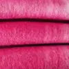 Tela de lana a cuadros rosa fluorescente, material para ropa de colores brillantes, cálida y cómoda, de alto gramaje, adecuada para abrigos de otoño e invierno