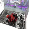Alfombra Decorativa de Piso de Cachemira de Cristal para Sala de Estar y Mesa de Café, Alfombra Resistente a la Suciedad para el Hogar, Personajes de Marvel de Animación Transfronteriza, Sala de E-sports en stock