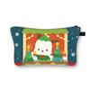 Nueva Bolsa de Cosméticos Navideña Sanrio Kolomi Merlot Moda Estudiante Linda Bolsa de Almacenamiento de Dibujos Animados