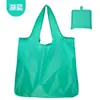 En Stock Impermeable Bolsa de Compras Plegable Grande Color Sólido Bolsa de Compras de Hombro para Supermercado Bolsa Ecológica de Almacenamiento para el Hogar y Viajes