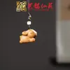 Pingente de Corrente para Celular Sapo de Madeira Arco-Íris Yiming Xianyuan Sandália Criativa de Sândalo Animal Desenho Animado Sapo Ornamento