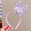 Faixa de Cabelo Cinnamonroll My Melody Sanrio Desenho Animado Fofa Headwear de Pelúcia Faixa de Cabeça para Maquiagem Faixa de Cabelo Presilha de Cabelo Anel para Mulheres