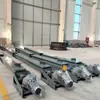 Tornillo transportador con eje, tornillo transportador tipo LS, sinfín de acero inoxidable, palas engrosadas, transportador de cenizas con eliminación de polvo