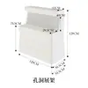 Expositor de papel multicapa de 18 capas, estante decorativo, tablero perforado, expositor móvil plegable para tienda comercial, luminoso