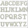 Adesivos de tecido de letras de perfuração a quente de pérola inglesa branca Acessórios de vestuário Adesivo 5 PCT Contas Decorações Fábrica DIY Contas Atacado