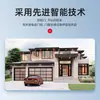 Aleación de Aluminio Eléctrica Aislada Puerta de Garaje Abatible Personalizada Villa Comunitaria Control Remoto Inteligente Silenciosa Puerta Corredera de Acero de Color