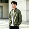 Chaqueta cortavientos de moda para hombre para primavera y otoño, prenda exterior casual delgada y versátil para exteriores para hombres jóvenes y de mediana edad