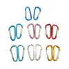 Mosquetones de Escalada Personalizados, Ganchos de Seguridad para Mochilas, Ganchos en Forma de D, Clips para Bolsas de Agua, Clips de Escalada de Aleación de Aluminio, Llaveros Plegables