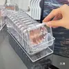Caixa de Armazenamento Transparente para Unhas, Caixa de Exposição de Unhas, Caixa de Embalagem de Acrílico de Alta Transparência para Insígnias e Acessórios