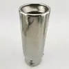 Modificação de carro aço inoxidável universal garganta de escape tubo reto tubo de escape acessórios de decoração bocal de escape silenciador à prova de som estendido