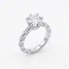 Anel Torcido Dourado Real com Pequeno Livro Vermelho Popular Seis Garras Cravejado com Diamantes para Mulheres Temperamento de Luxo Leve Versátil Dropshipping