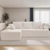 Sofá Multifuncional de Espuma Comprimida con Rayas a Cuadros para Comercio Exterior, Sofá Cama Chaise Longue para Espacios Pequeños, Sofá Cama Modular Perezoso
