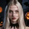 Maquillaje Facial Colorido de Halloween Pegatinas Faciales de Atmósfera Pegatinas de Maquillaje Facial de Horror de Gama Alta Estilo Gótico Fresco Nicho