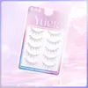 Pestañas Postizas Personalizadas de Princesa Lunar Par de una Pieza de Cabello Pestañas Completas Estilo Natural Nuevas Pestañas Postizas de Pequeño Diablo