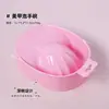 Recipiente para Remojar Uñas, Tazón de Lavado de Manos de Doble Capa para Cuidado de Uñas, Recipiente para Desinfección con Agua para Remojar Uñas, Tina Recipiente para Remojar Quitaesmalte
