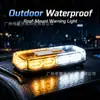 Luz estroboscópica de techo para coche de 72 LED, mini barra corta de advertencia, luz de techo intermitente con ventosa magnética fuerte 12-24V