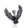 Joyería de acero inoxidable colgante de águila acero titanio águila alas extendidas personalidad marea hombre galvanoplastia colgante fabricantes venta al por mayor