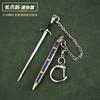 Juego de Tronos Espada Garra Larga Mini Circundante Cuchillo Abrecajas Express con Vaina Metal Juguete Llavero Hoja sin Abrir