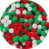Decoração de Natal transfronteiriça acessórios de joias com bolas de lã de poliéster ornamentos criativos DIY para crianças materiais de decoração atacado