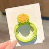 Laços de Cabelo de Frutas Fofos 2026 Novo Estilo Elásticos para Meninas, Alta Elasticidade Cordas de Cabelo Duráveis, Acessórios de Cabelo para Meninas