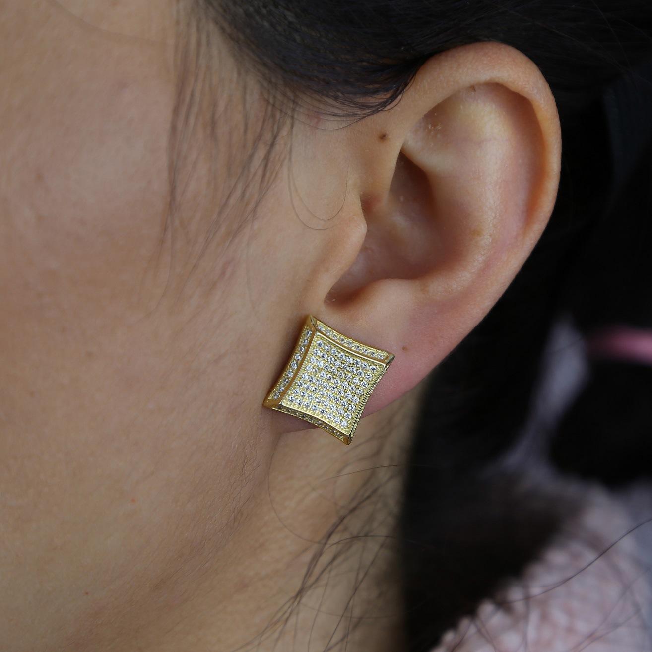 E095 铜 耳钉 $5.99 打着运费 (4)