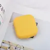 Estojo de Lentes de Contato Colorido Fofo, Pequeno e Fácil de Transportar, Oito Cores, Areia Mágica DIY, Caixa de Cuidados Companheira para Lentes de Contato