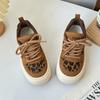 Love Dream Joker Fundo Grosso Design de Leopardo Joker Senso 2024 Novo Outono Tênis de Plataforma Casual Sapatos Brancos TP506